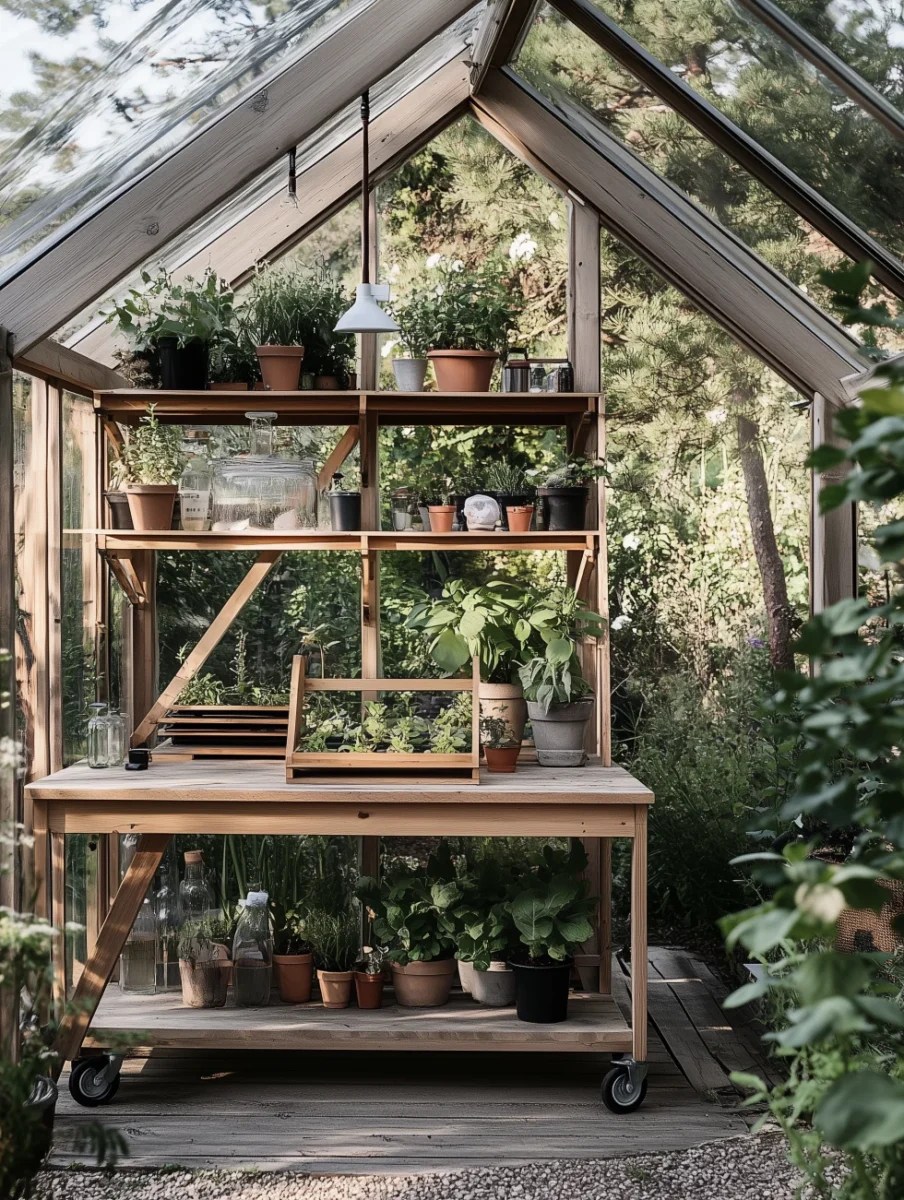 greenhouse shelving