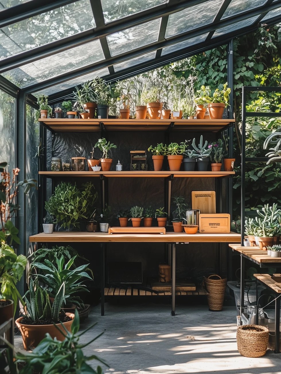 greenhouse shelving