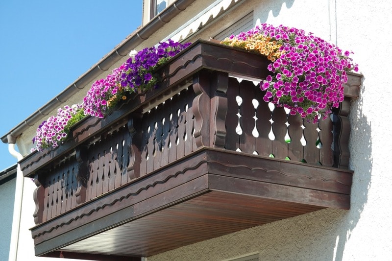 Balcony Flower Garden.