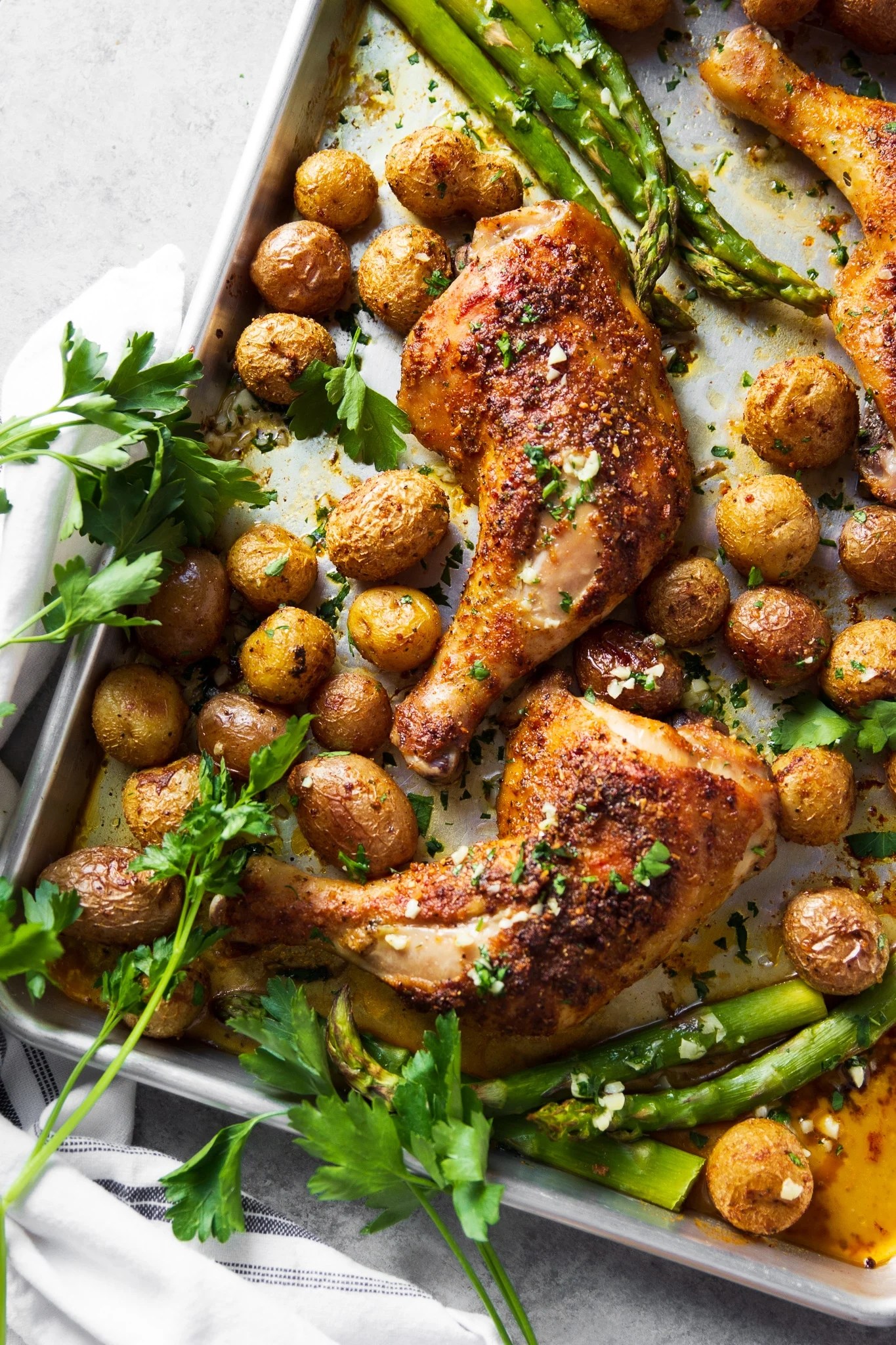 Sheet Pan Chicken and Potatoes Garden in the Kitchen
