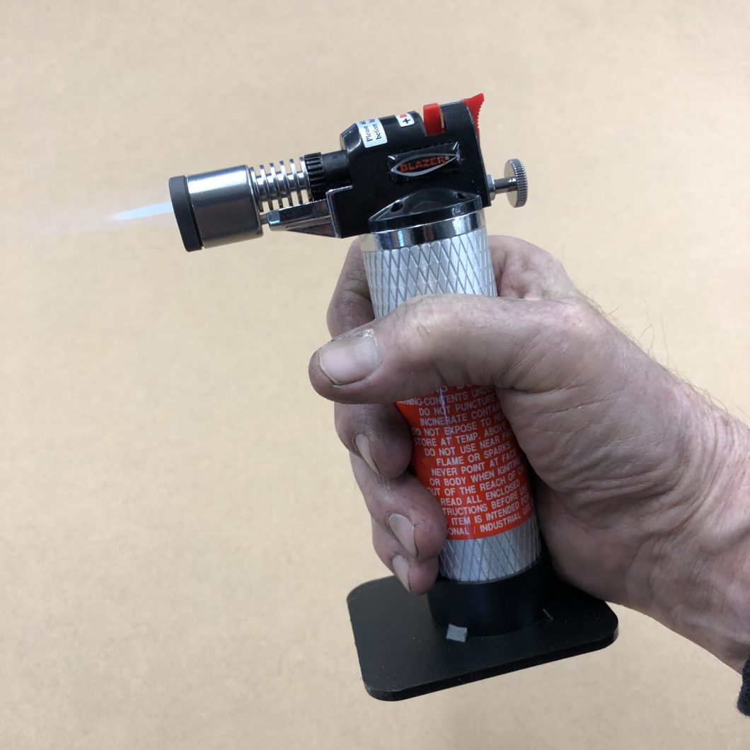HandHeld Butane Torch for Making Garden Mats Garden Mats