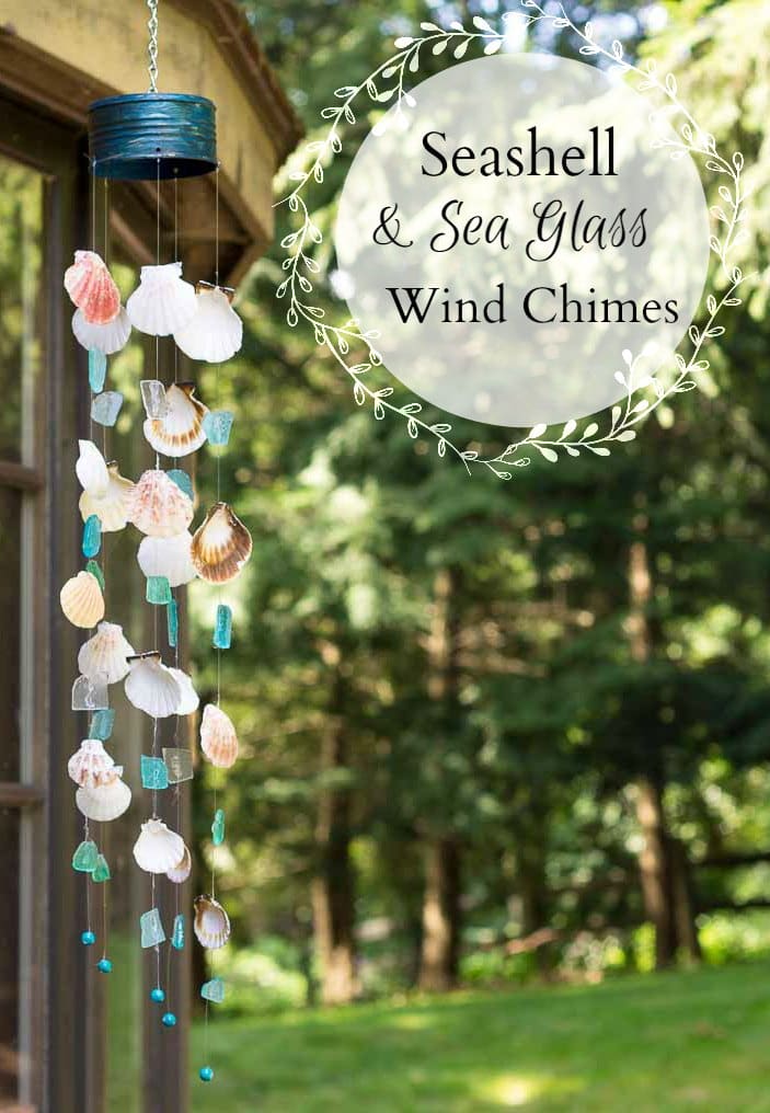 How to Make a Seashell & Sea Glass Wind Chime