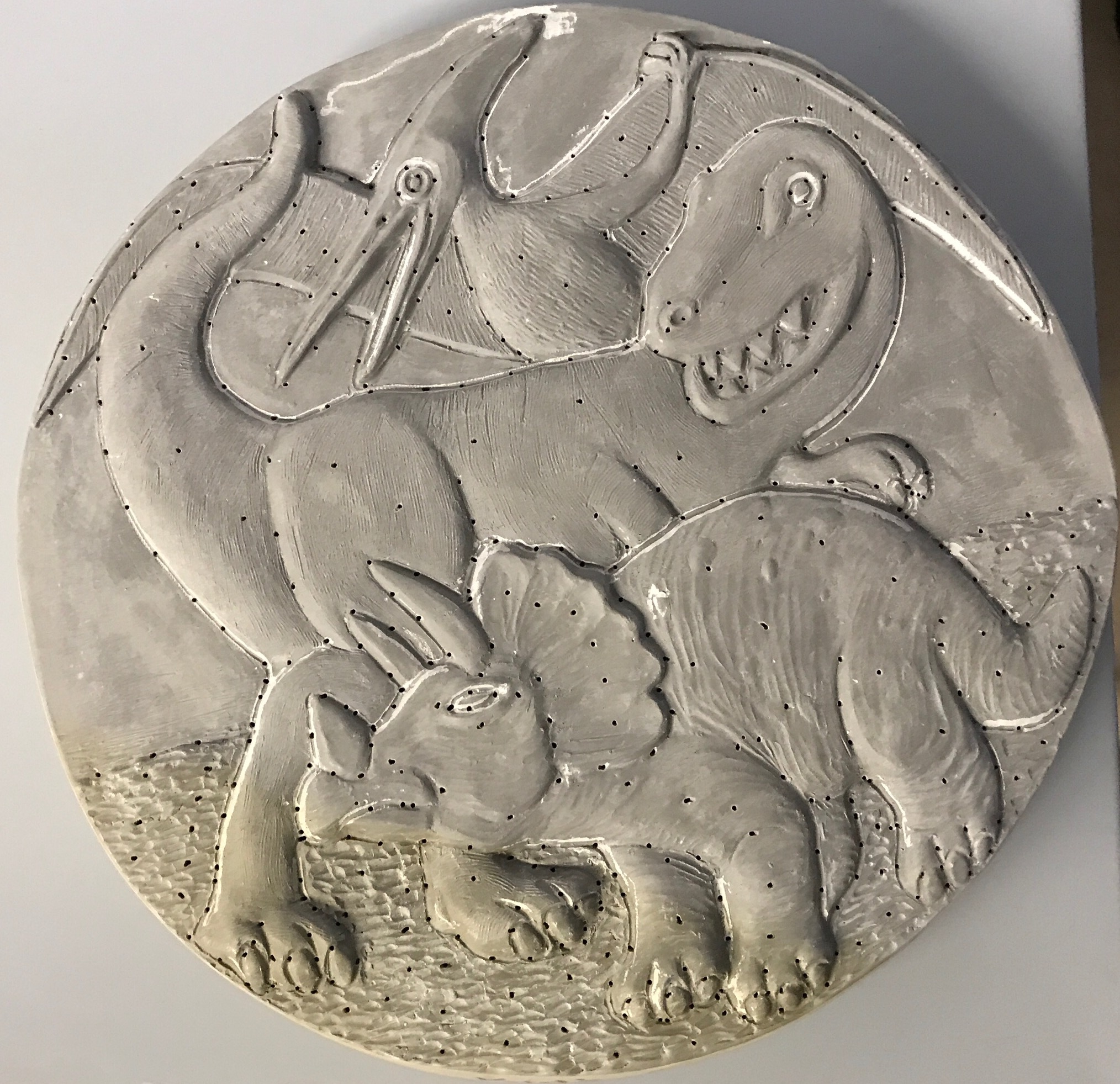 DINO TRACKS STEPPING STONE Garden Molds