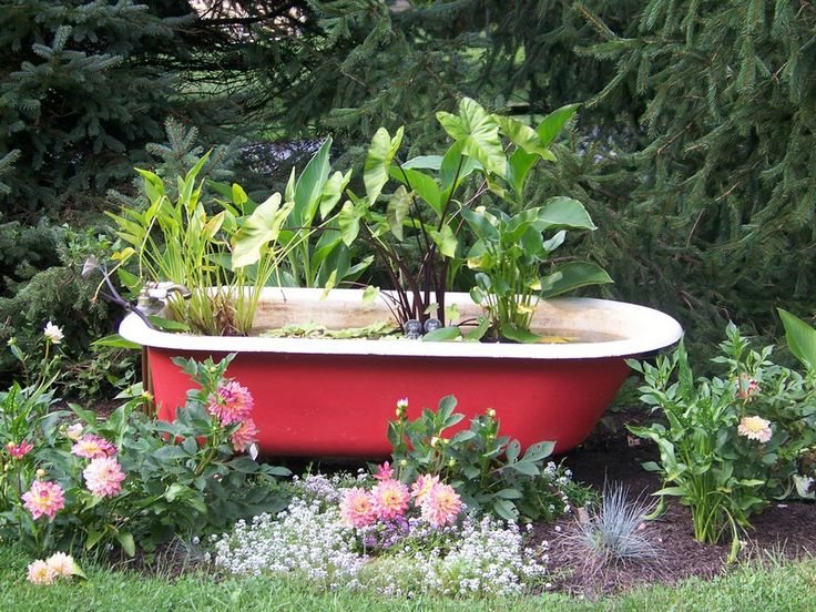 How to Use Your Old Bathtub in the Garden GARDEN OF EADY