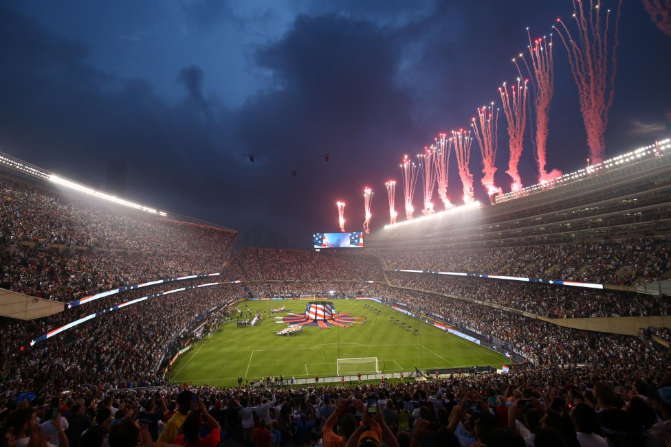 MLS All Star 2017 Fly Over Garden State Fireworks