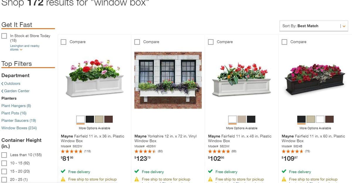 Where To Buy Window Boxes For Your Flowers? Stores Guide]