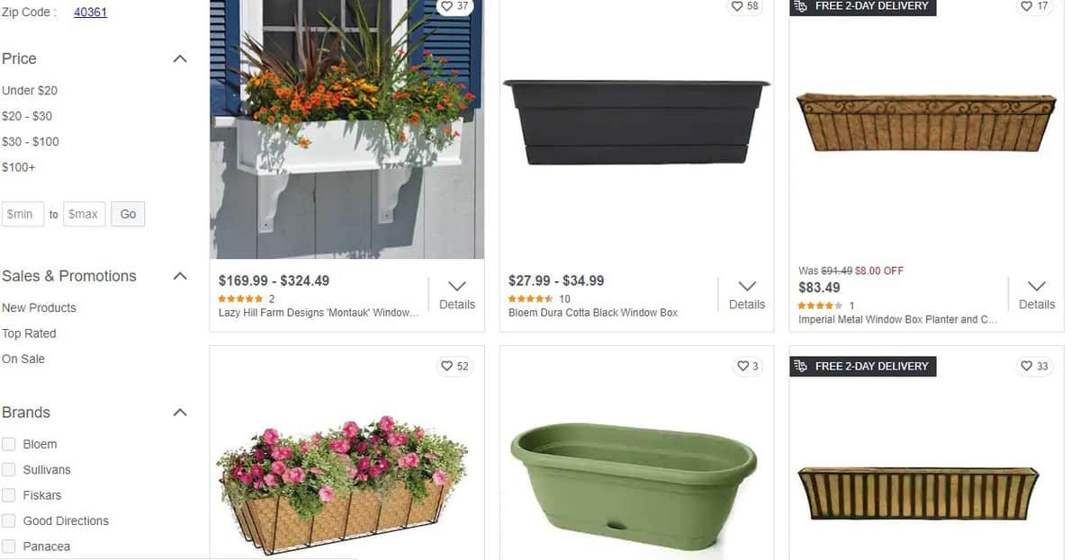 Where To Buy Window Boxes For Your Flowers? Stores Guide]
