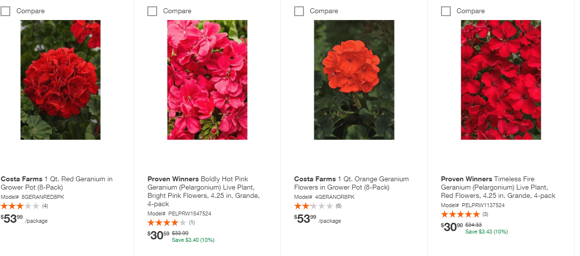 Home Depot website product page