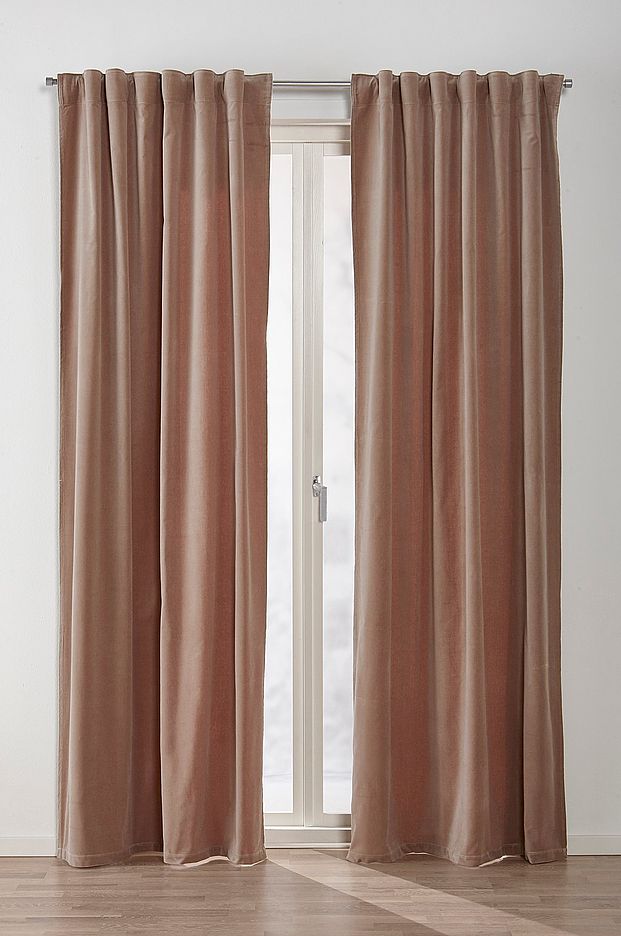 Gardiner Brun Beige Fina Beige gardiner Stort utbud Gardinstugan.se