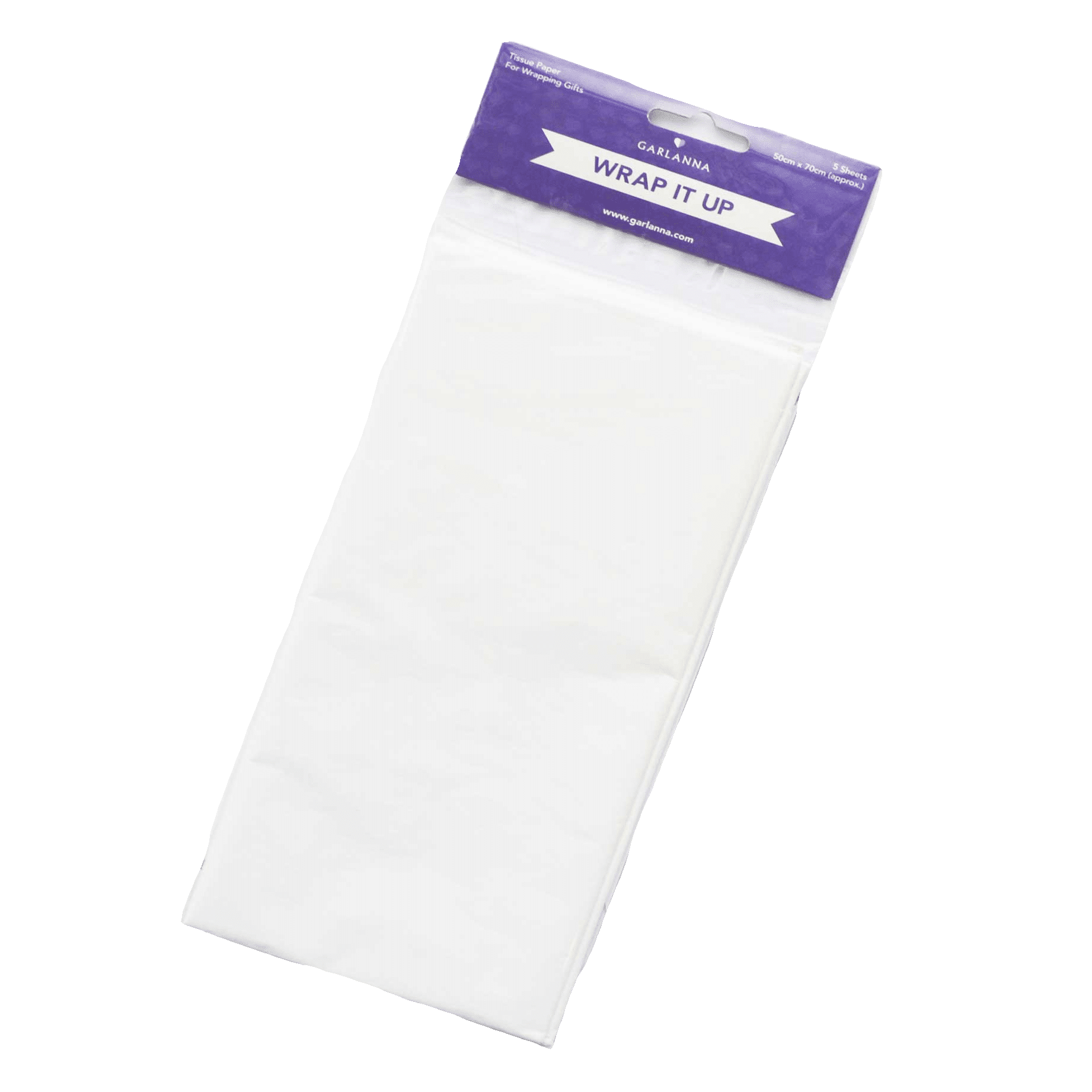 White Tissue Paper Garlanna Greeting Cards