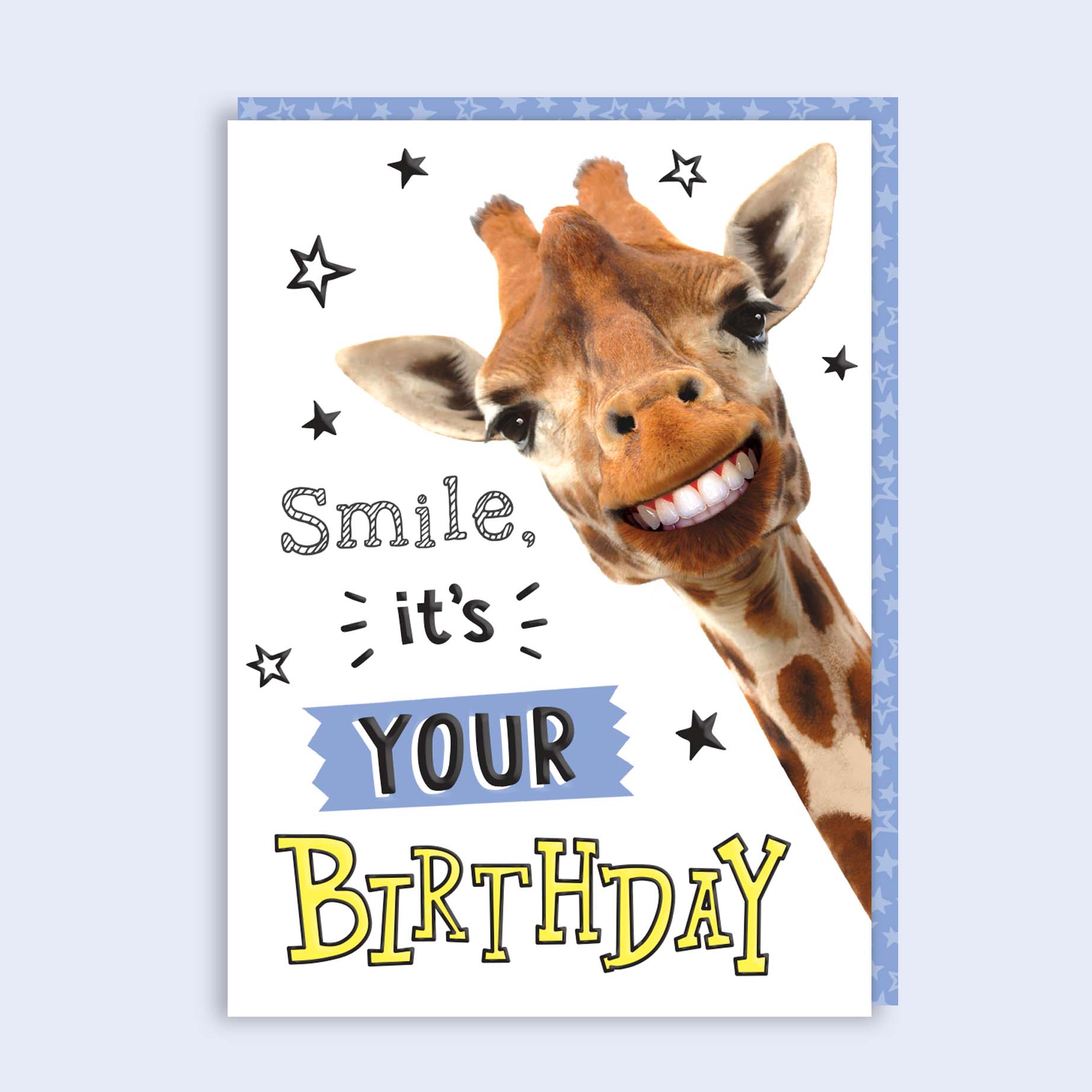Just Fur Fun Birthday Card Smile! Garlanna Greeting Cards
