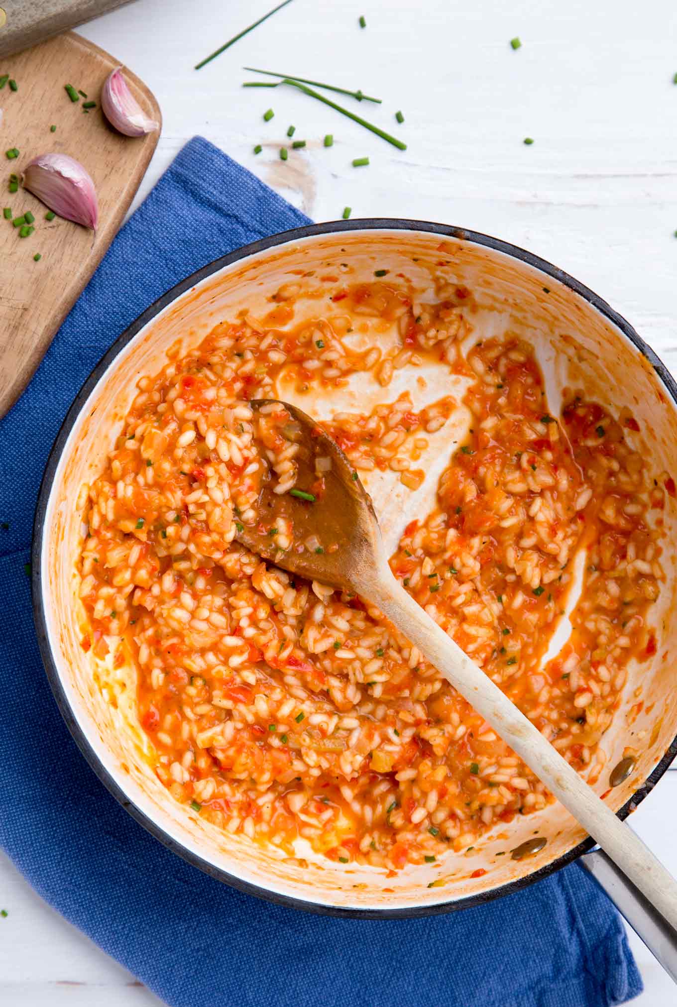 RED PEPPER AND TOMATO RISOTTO GARLIC MATTERS