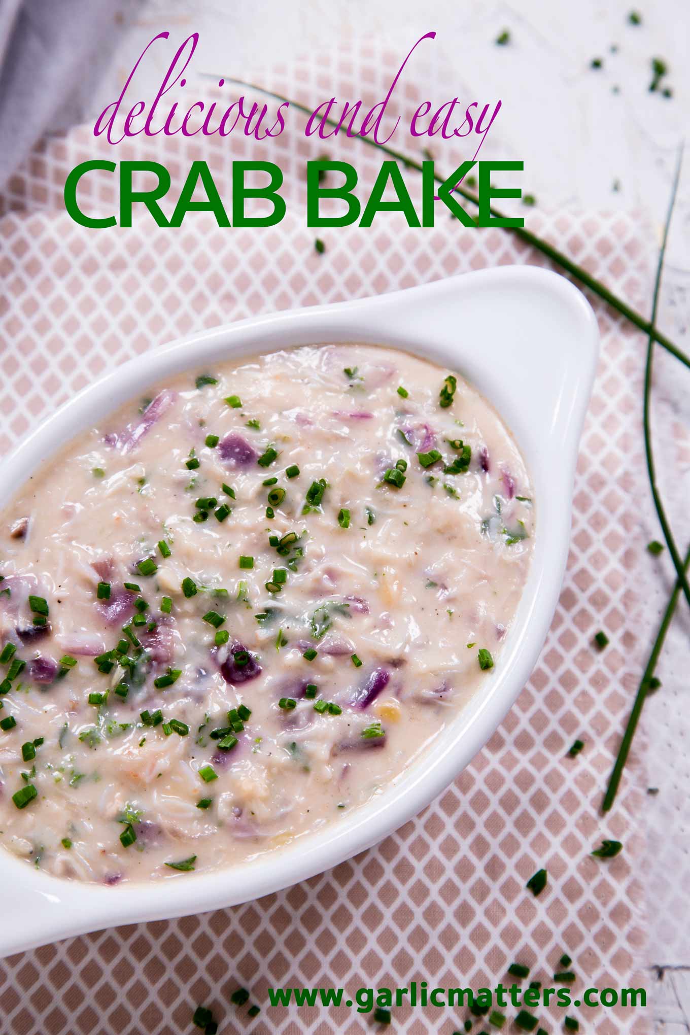 DELICIOUS CRAB BAKE GARLIC MATTERS