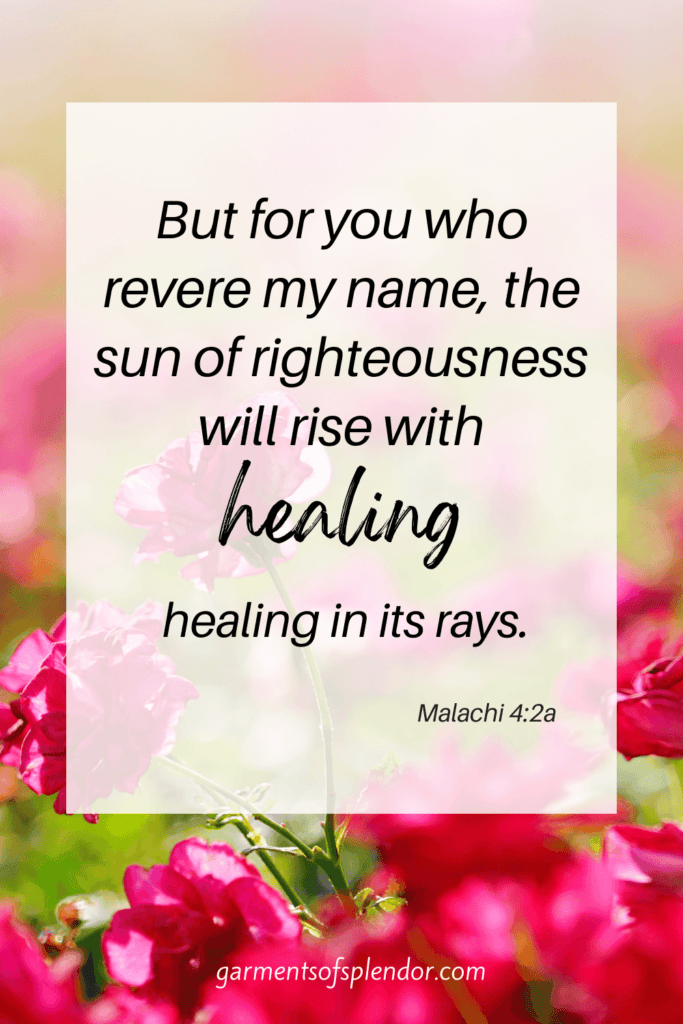 Healing Bible Verses In English