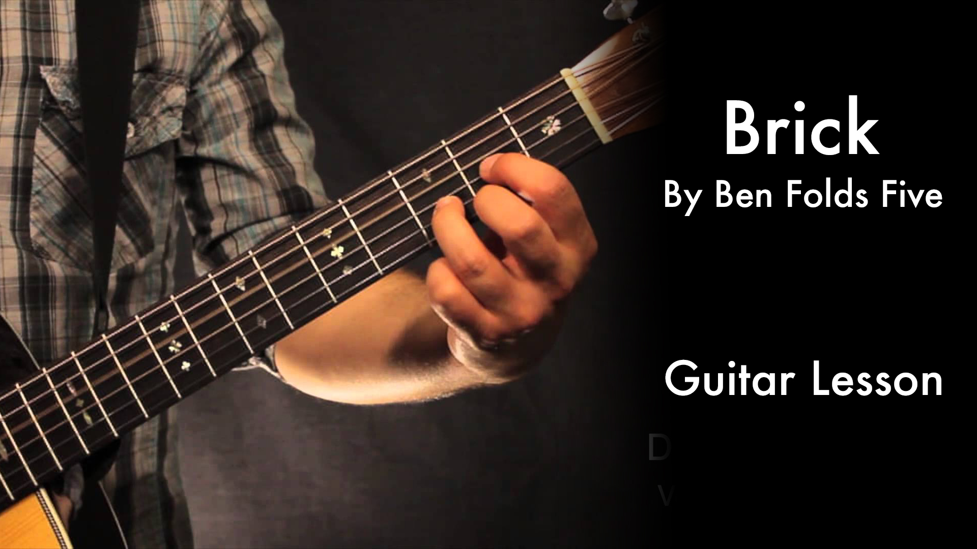 Brick by Ben Folds Five Tutorial • Garret's Guitar Lessons