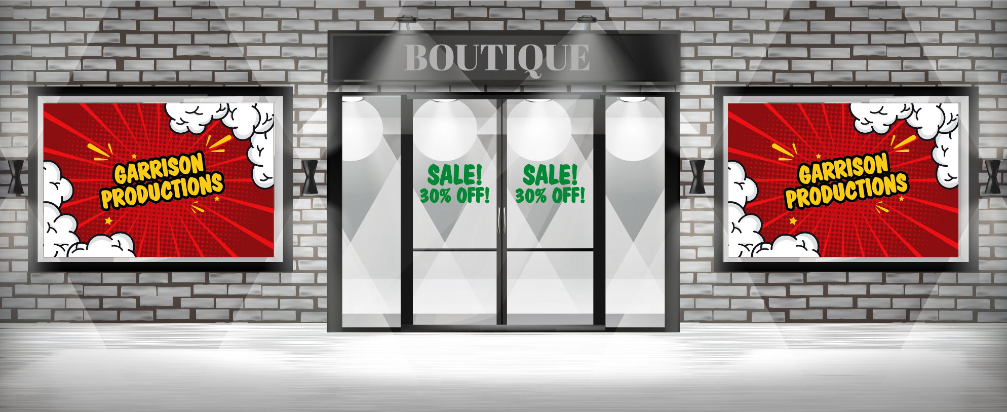 Glass Stickers Printing & Installation Singapore Garrison Productions