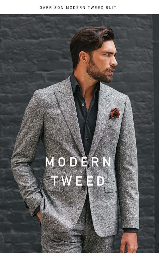 Our Modern Tweed Suit Garrison Bespoke