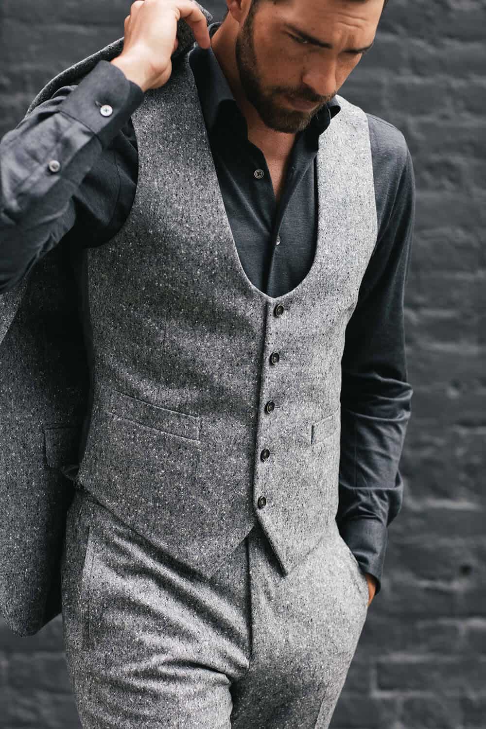 Our Modern Tweed Suit Garrison Bespoke