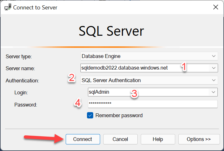 Connecting to an Azure SQL Database – SQLServerCentral
