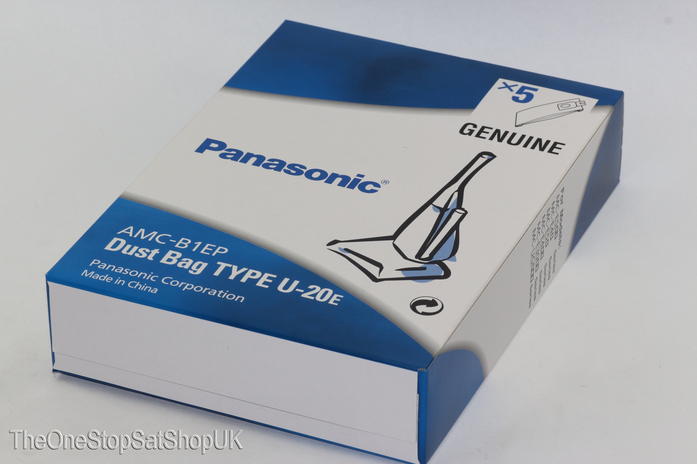 5 X Panasonic Original Genuine Hoover Vacuum Cleaner Bags AMCB1EP U