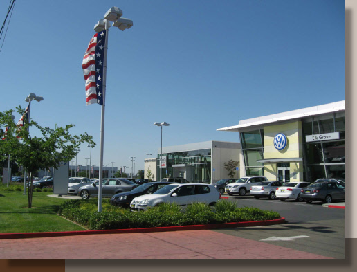 Lasher Volkswagen Dealership, Elk Grove, CA G.R. Landscape Architect