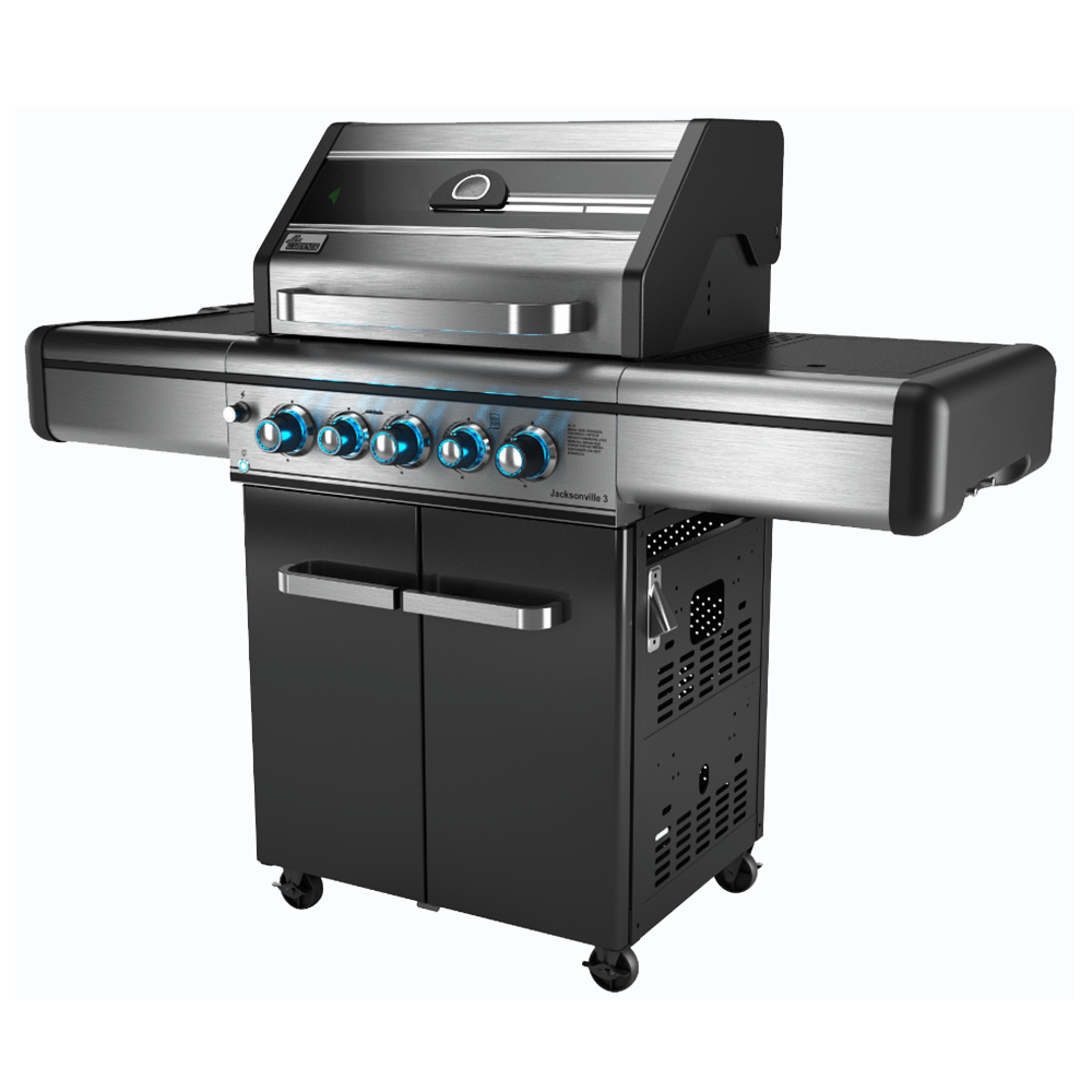 Mr GARDENER Gasgrill Jacksonville 3 (EU 2021) Garth Support