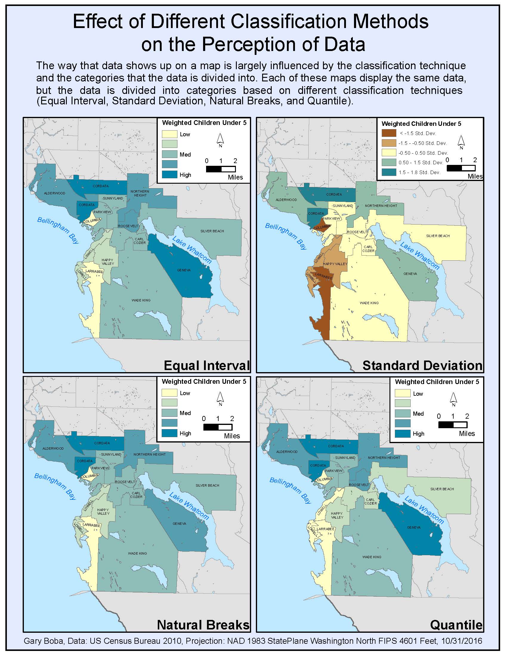 Lab 3 Census Data, Vector Analysis, and Data Representation Methods