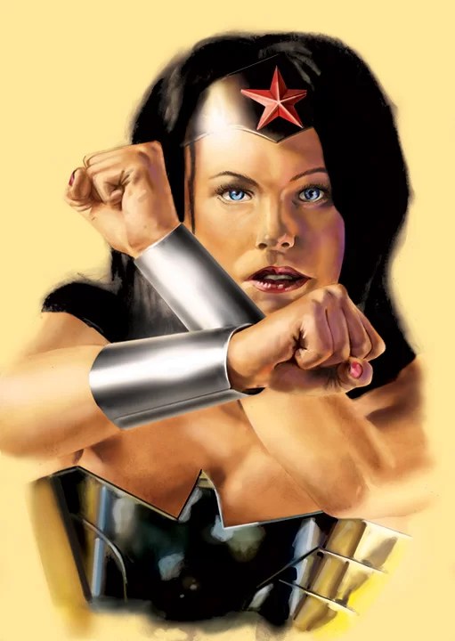 Wonder Woman Gary Carbon Art