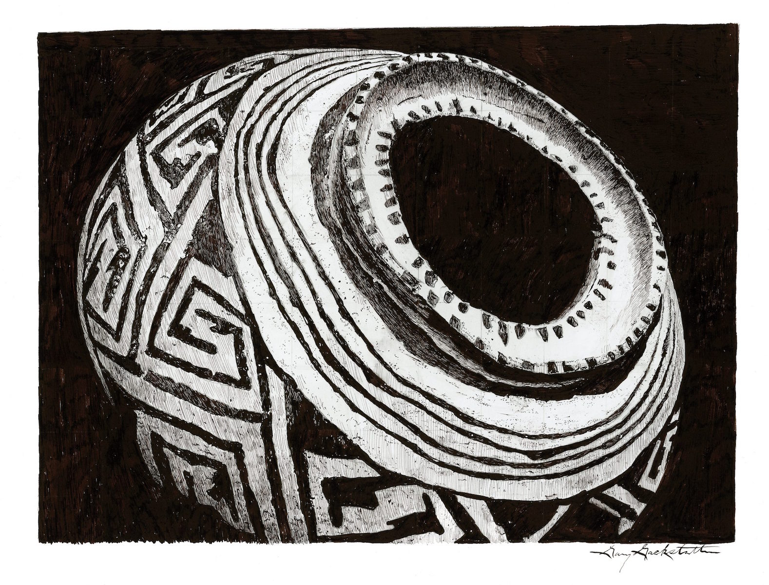 Aztec NM Pottery Gary Gackstatter