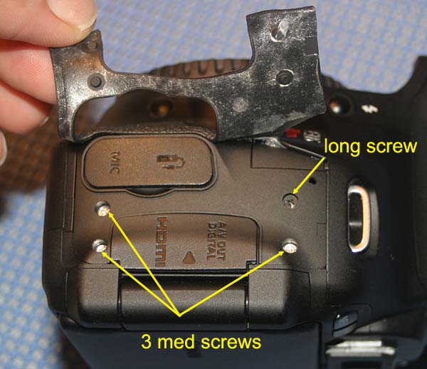 Canon Digital Rebel XSi (450D), XS (1000D), T1i (500D) , T2i (550D), T3