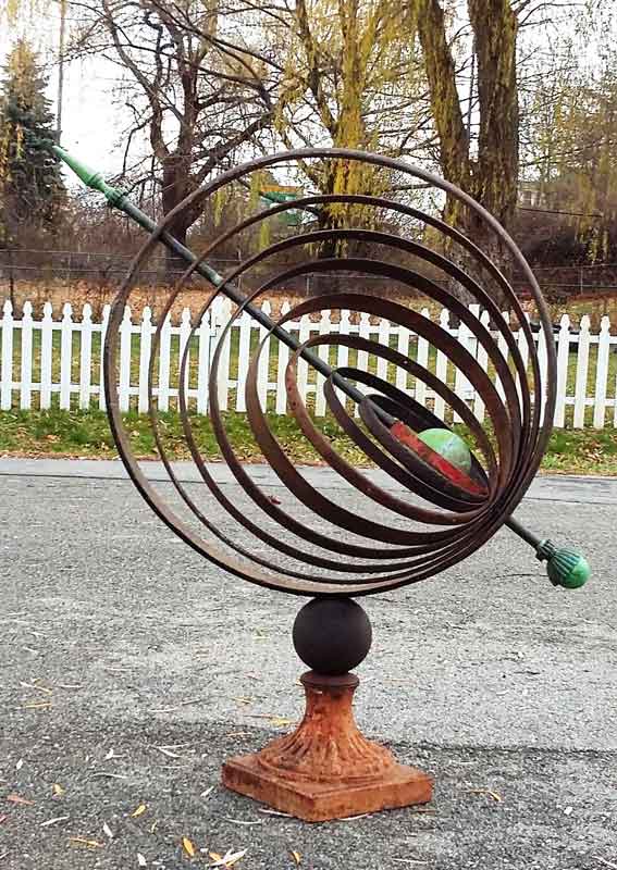 Armillary Sphere Garden Design USA Garden Sculpture Design USA Gary