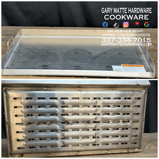 Stainless Steel Griddle Gary Matte Hardware