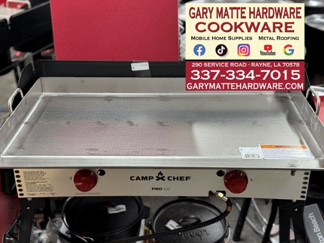 Stainless Steel Griddle - Gary Matte Hardware