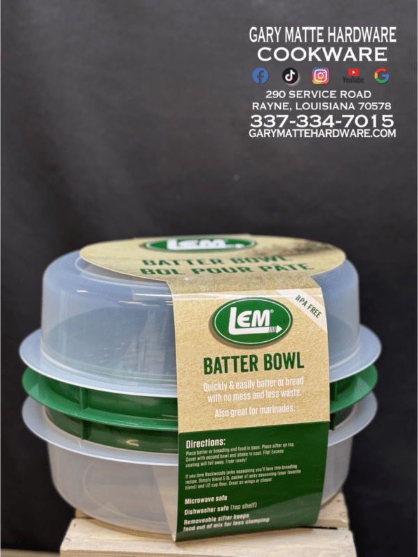 Batter Bowl Gary Matte Hardware