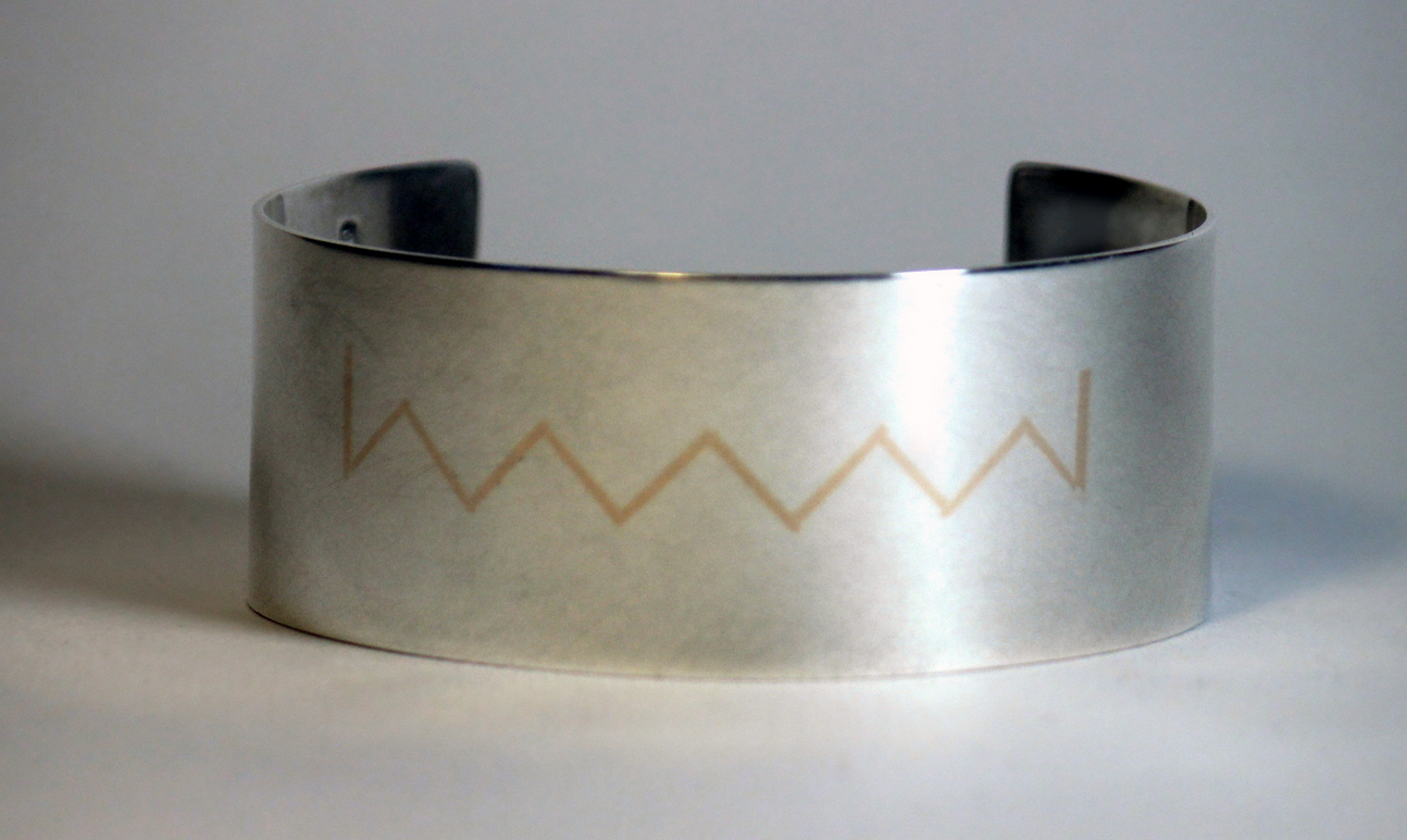 Silver & Gold Cuff Bracelets Gary