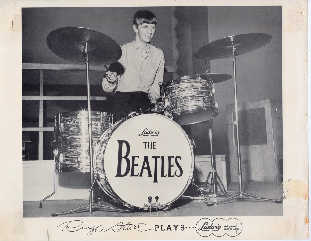 Ringo Starr Playing Drums