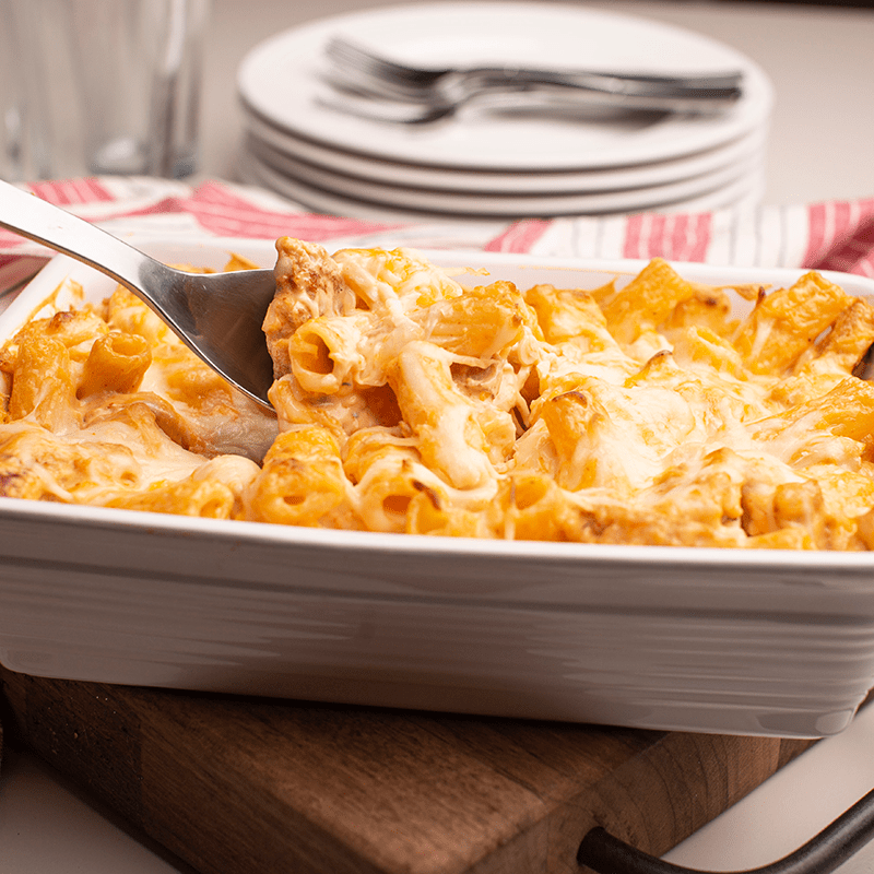 Buffalo Chicken Pasta Bake Gary's QuickSteak