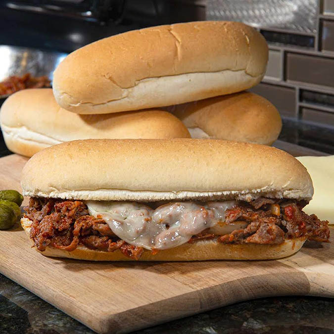 Pizza Steak Sandwich Gary's QuickSteak