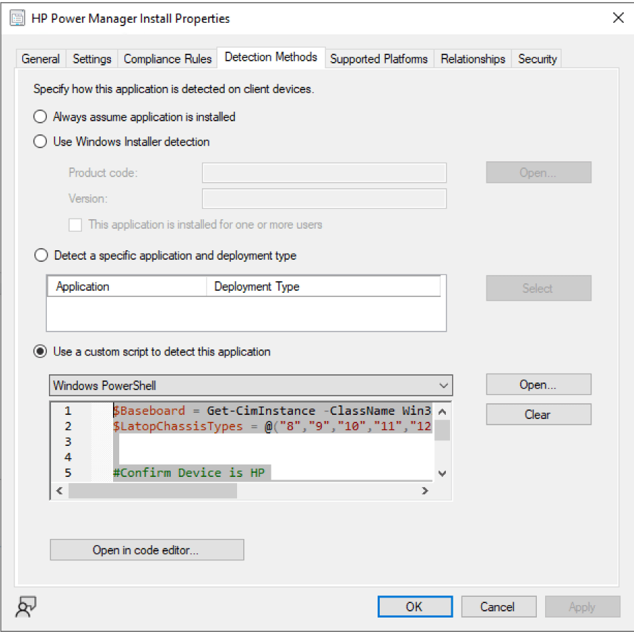 Installing HP Power Manager via PowerShell / ConfigMgr CI GARYTOWN