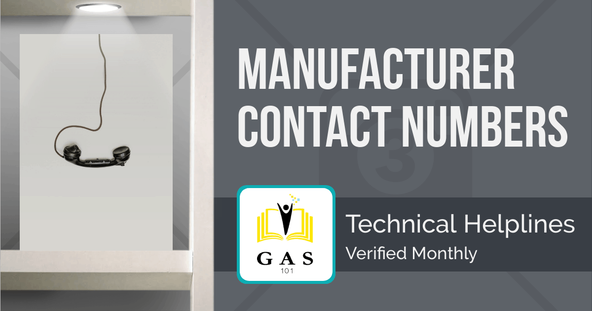 Boiler Contact Numbers Gas 101