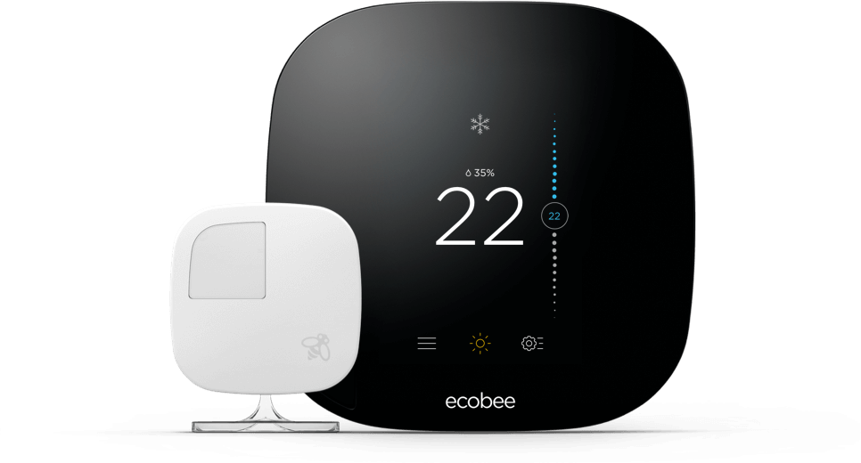 ecobee3, HomeKitEnabled, c/w room sensor & power ext. kit (PEK