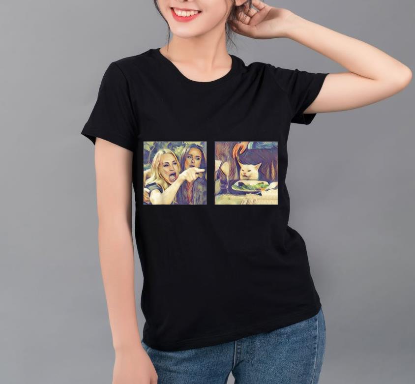 Woman Yelling At A Cat Meme shirt