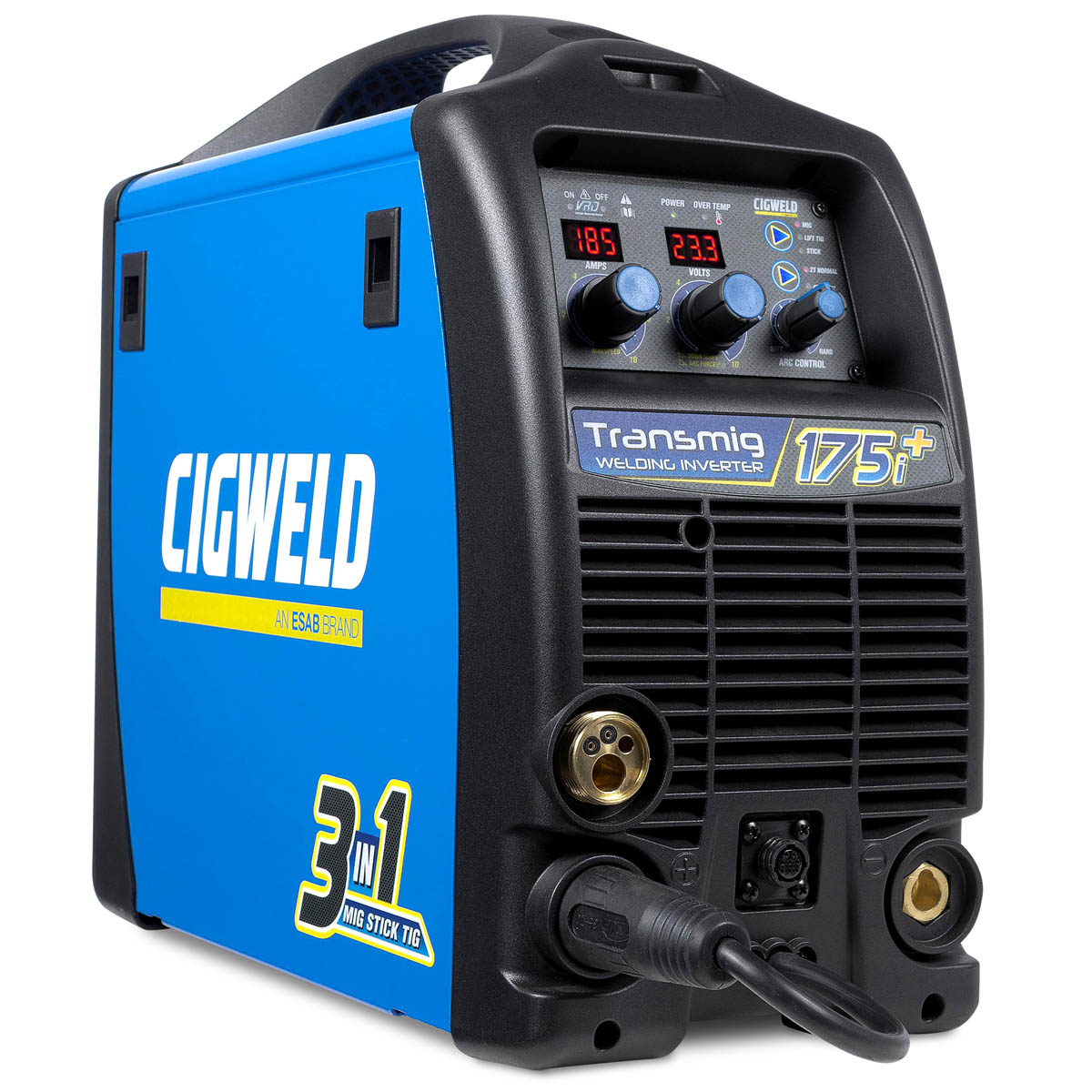 Cigweld W1005185 Transmig 175i+ Inverter MIG Welder GasRep