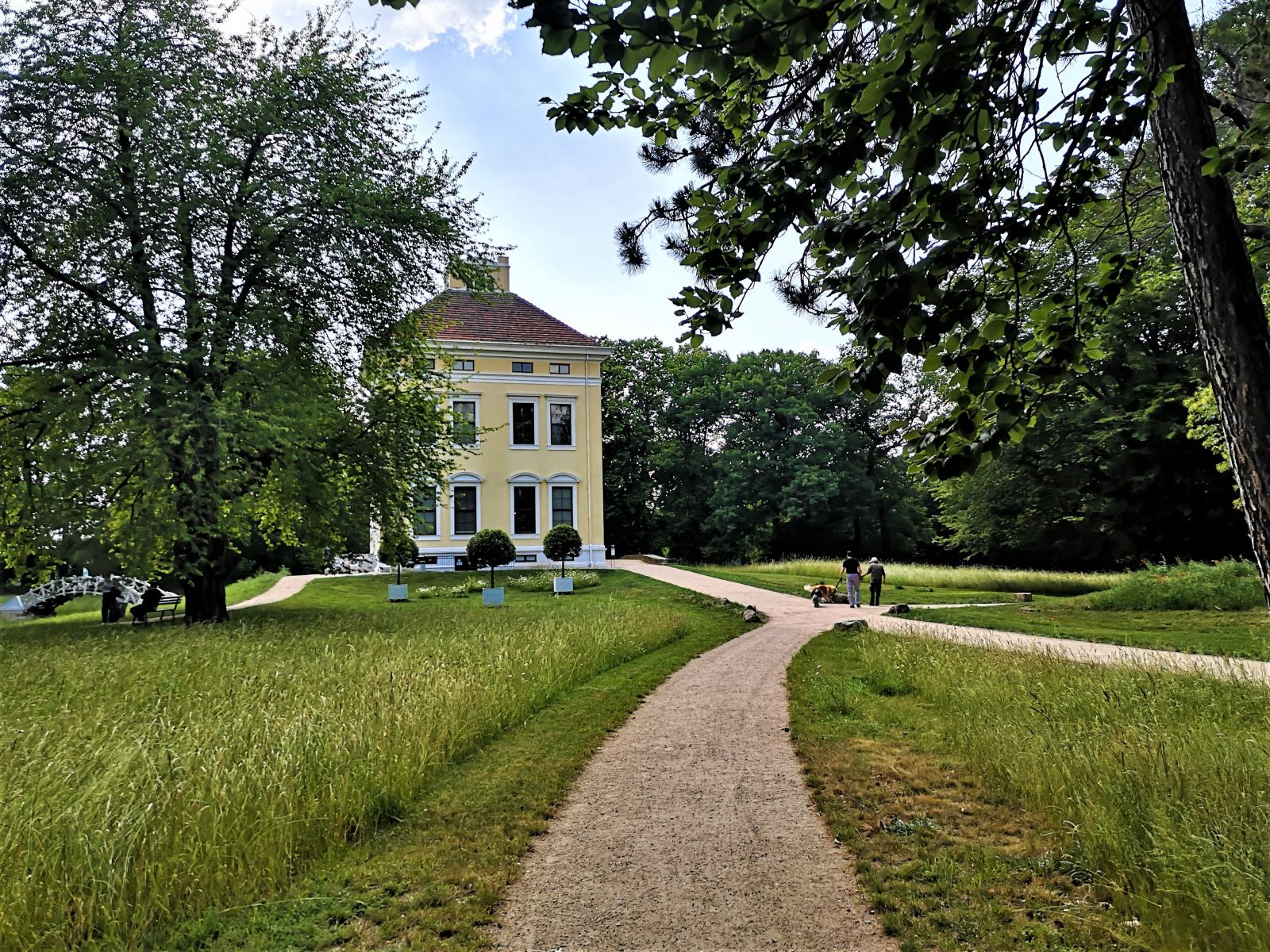 Wandern mit Hund im Gartenreich Dessau am Luisium