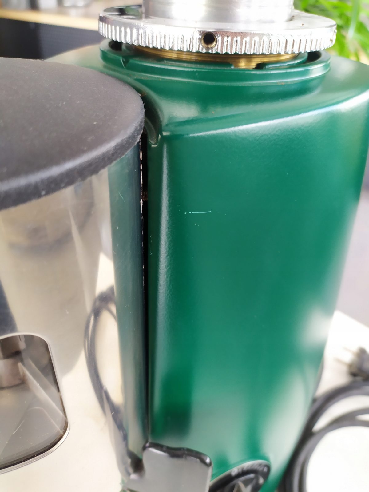 Mazzer Super Jolly Manual butelkowa zieleń Gastrohub.pl