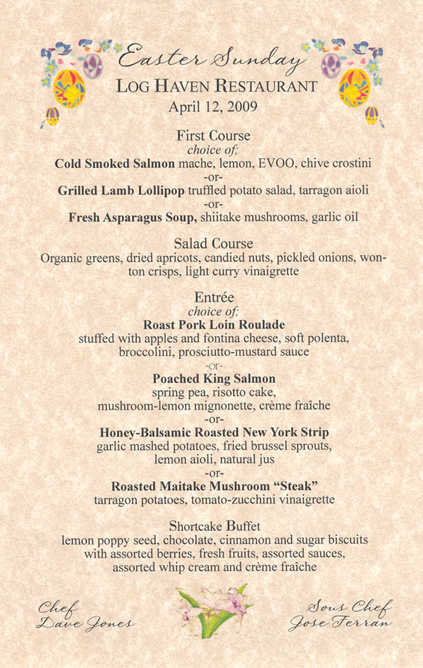 Log Haven Easter Brunch review Gastronomic Salt Lake City