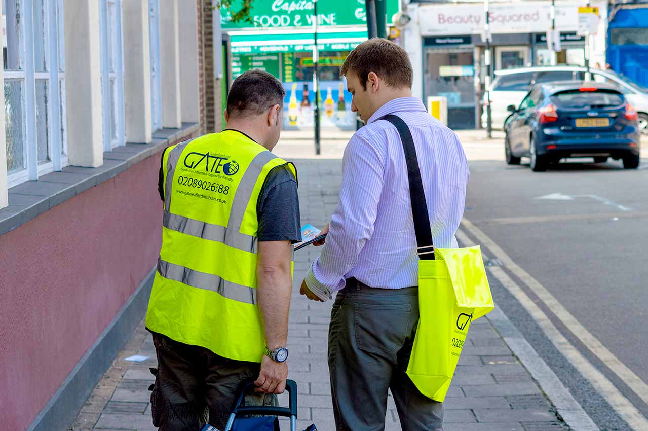 Leaflet distribution service Quality leaflet distribution team