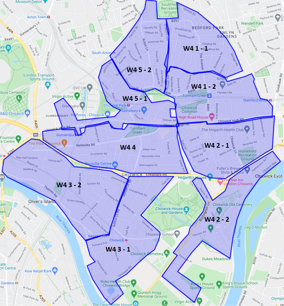 Leaflet distribution W4 Chiswick GATE Leaflet Distribution