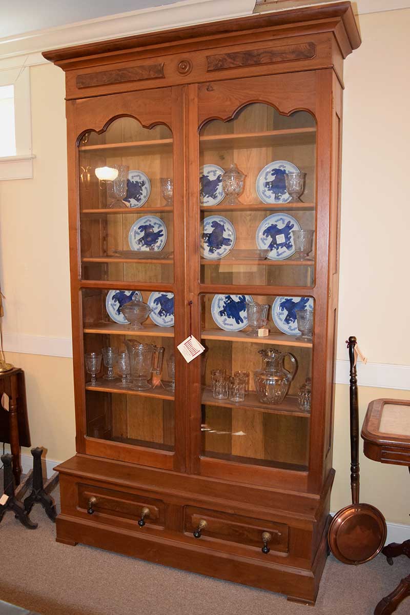 SolidWalnutBookcase Gates Antiques Ltd. Richmond, VA