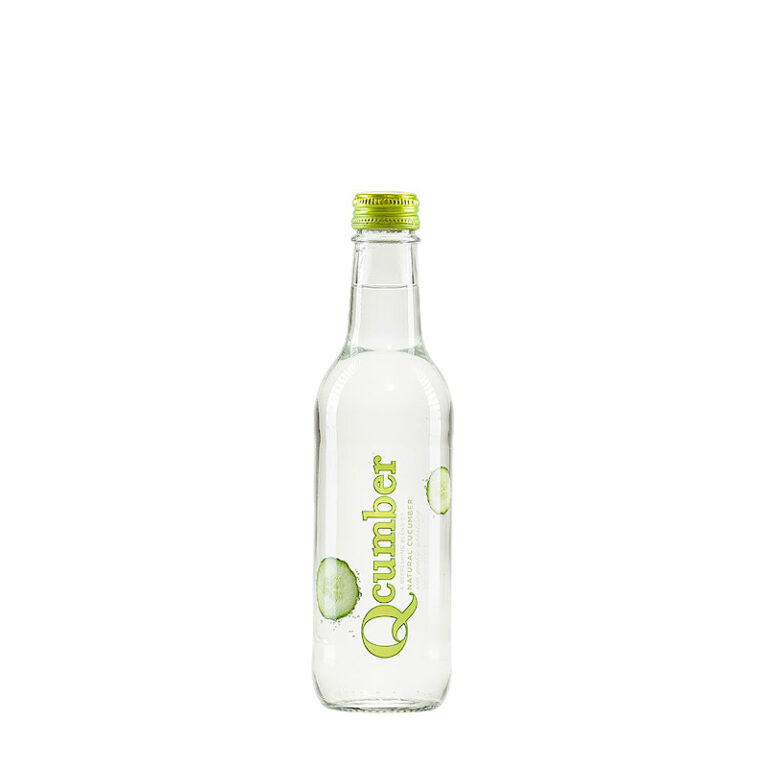 Refreshing Qcumber Sparkling Cucumber Water 330ml